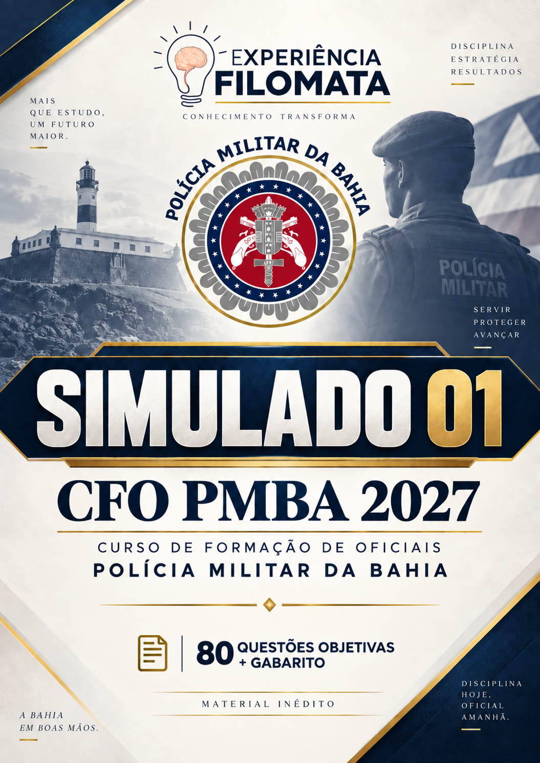 CFO PMBA 2027 - SIMULADO 01 - EXPERIÊNCIA FILOMATA